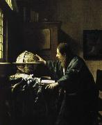 Jan Vermeer astronimen oil